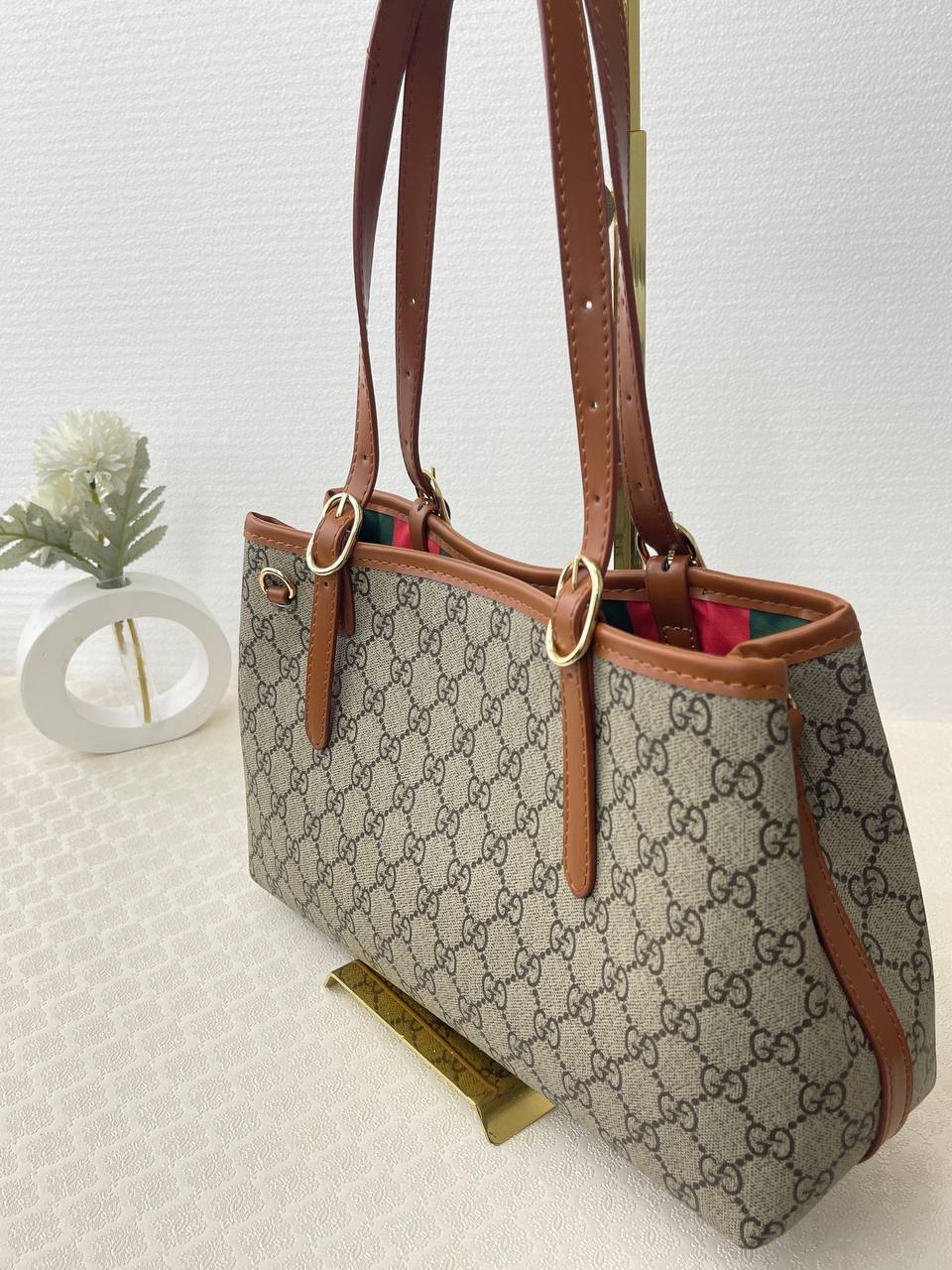 Gucci GG Emblem Medium Tote Bag